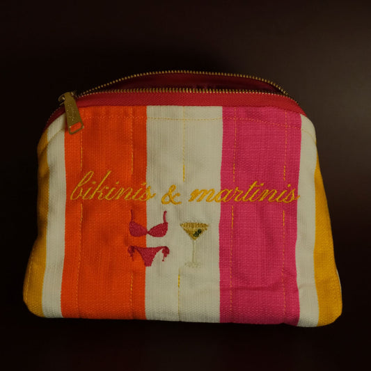 Cabana bikinis & martinis travel zip