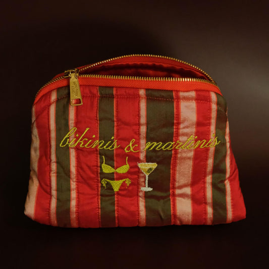 Portofino bikinis & martinis travel zip