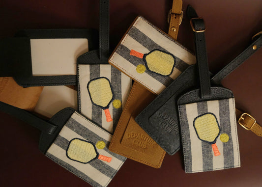 Pickleball luggage tag
