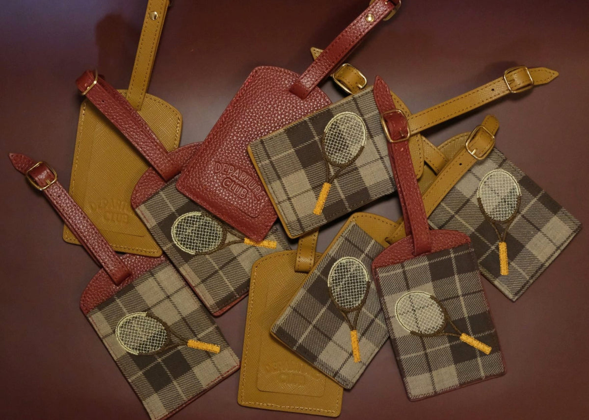 Match point luggage tag