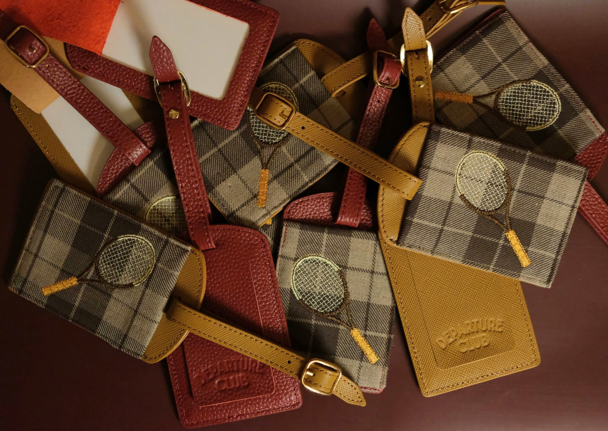 Match point luggage tag